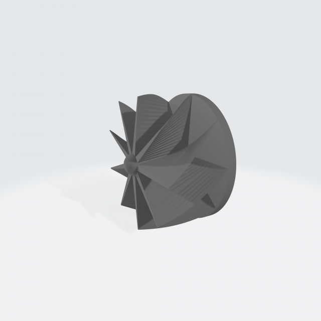 Impeller 3Dプリントモデル .c4d .max .obj .3ds .fbx .stl .blend 