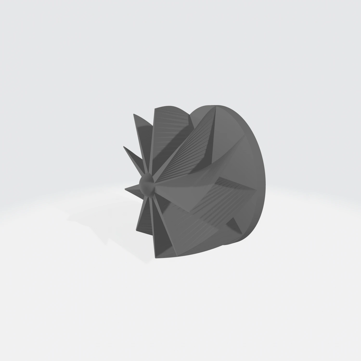 Impeller 3D Print Model .c4d .max .obj .3ds .fbx .stl .blend 
