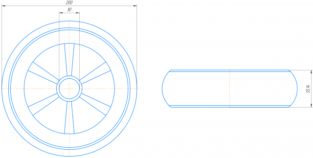 Art wheel 3D Принт Модель .c4d .max .obj .3ds .fbx .stl .blend 
