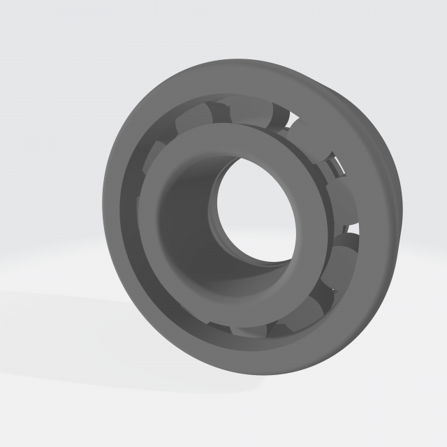 Bearing 3Dプリントモデル .c4d .max .obj .3ds .fbx .stl .blend 