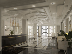 Lobby Design Modelo 3D