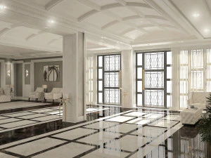 Lobby Design 3D Model