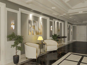 Lobby Design 3D Model