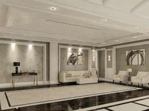 Lobby Design 3D Model