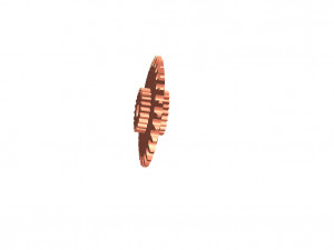 Pinion Model Cetak 3D