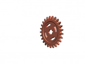 Pinion Model Cetak 3D