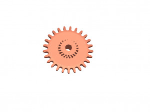 Pinion Model Cetak 3D