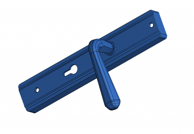 Serrure porte 3D Model .c4d .max .obj .3ds .fbx .stl .blend 