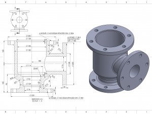 VALVE Modello 3D