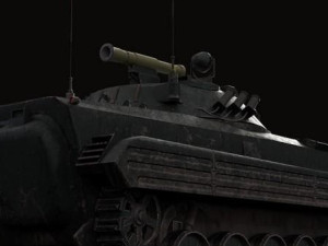 Military vehicle tank SovietIFVBMP-2 Model 3D