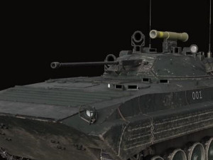 Military vehicle tank SovietIFVBMP-2 Model 3D