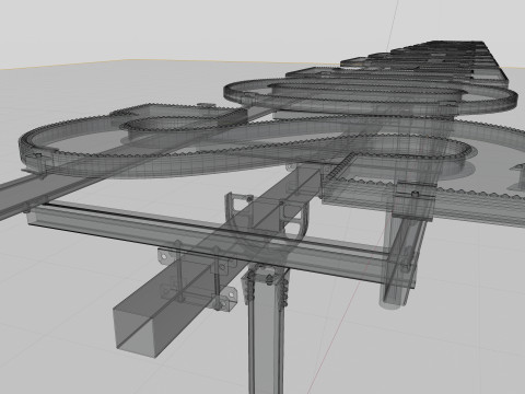 Solar Letter Panel Tracking System 3D 모델