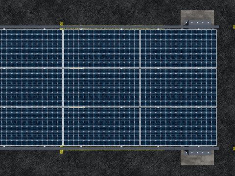 L TYPE MODERN SOLAR CARPORT TYPE-1 3D Модель
