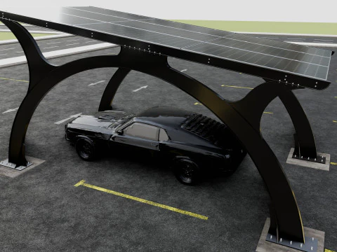 АРОЧНИЙ ТИП СУЧАСНИЙ НАВІС ТИП-4 3D Модель