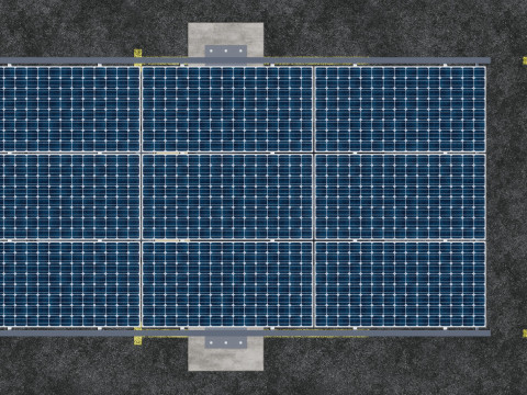 Y TYPE MODERN SOLAR CARPORT TYPE-6 3D 模型