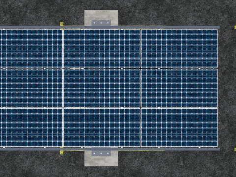 Y TYPE MODERN SOLAR CARPORT TYPE-6 3D Model