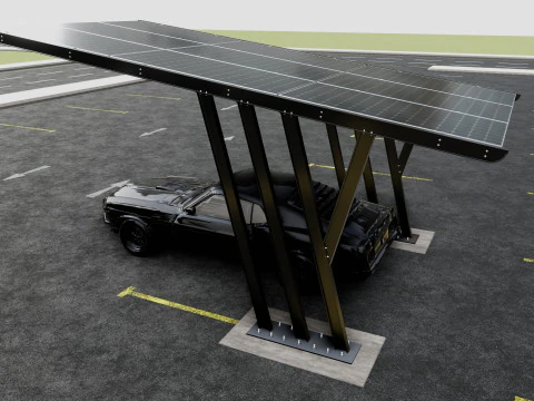 TRIPLE L TYP MODERNER SOLARCARPORT TYP-14 3D Modell