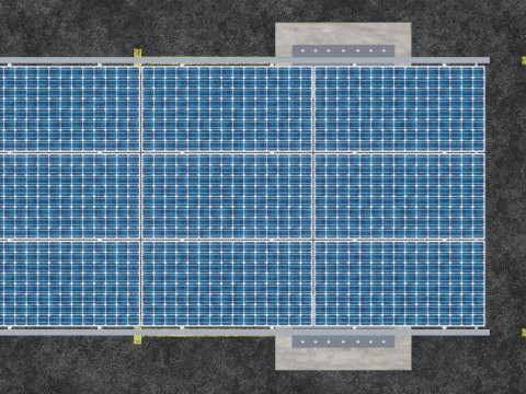 TRIPLE L TYPE MODERN SOLAR CARPORT TYPE-15 3D 모델