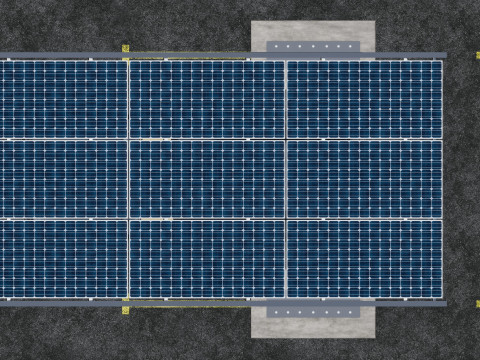 TRIPLE L TYPE MODERN SOLAR CARPORT TYPE-16 3D-Modell