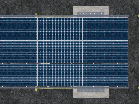 CARPORT SURYA MODERN TIPE L TIPE-17 Model 3D