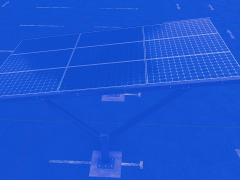 Y TYPE MODERN SOLAR CARPORT TYPE-18 Model 3D