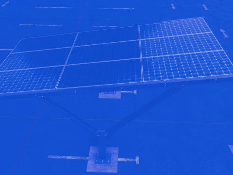 Y TYPE MODERN SOLAR CARPORT TYPE-18 3D Model