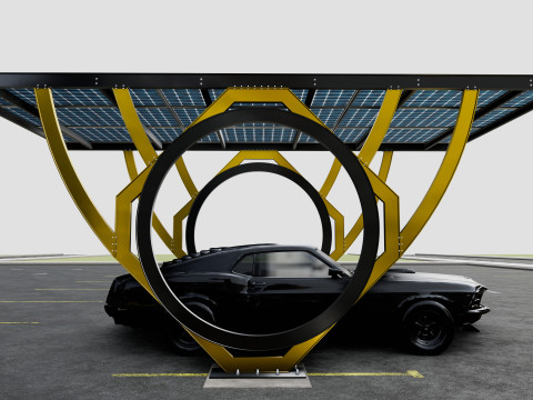 Modern Solar Carport-TEZCAN-Type-2 Modelo 3D