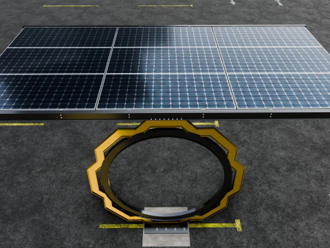 Modern Solar Carport-TEZCAN-Type-3 3D Model