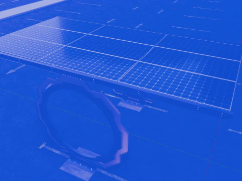 Modern Solar Carport-TEZCAN-Type-3 3D Model