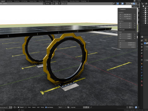 Modern Solar Carport-TEZCAN-Type-3 Model 3D