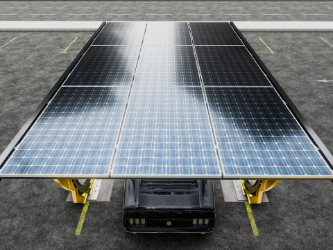 Modern Solar Carport-TEZCAN-Type-4 Model 3D