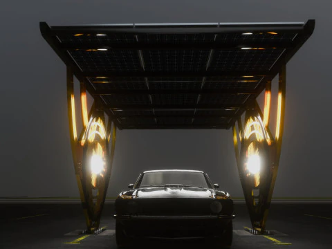 Modern Solar Carport-TEZCAN-Type-5 3D Model