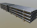 トラックトレーラー用カーゴモデル - パイプタイプ-2 3Dモデル