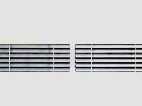 CARGO MODELS FOR TRUCK TRAILER-Pipes Type-2 3D Model