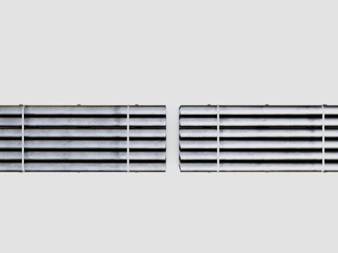 MODELOS DE CARGA PARA REBOQUE DE CAMINH&Atilde;O-Tubos Tipo-2 Modelo 3D