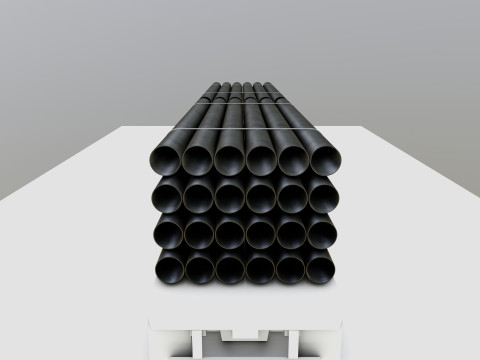 CARGO MODELS FOR TRUCK TRAILER-Pipes Type-2 3D Model