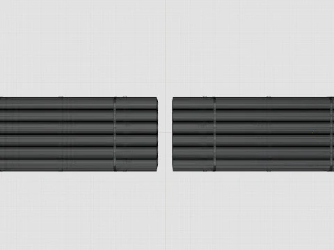 MODELOS DE CARGA PARA REBOQUE DE CAMINH&Atilde;O-Tubos Tipo-2 Modelo 3D