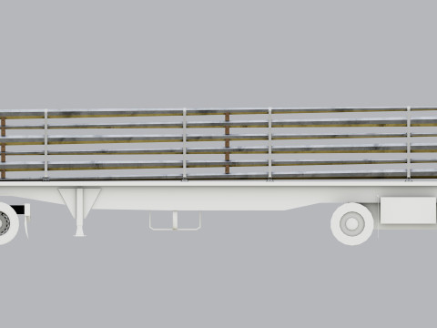 CARGO MODELS FOR TRUCK TRAILER-Polygon Pole Type-1 3D Model