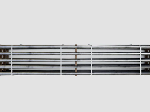 CARGO MODELS FOR TRUCK TRAILER-Polygon Pole Type-1 3D Model