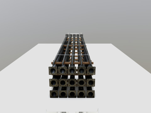 CARGO MODELS FOR TRUCK TRAILER-Polygon Pole Type-1 3D Model