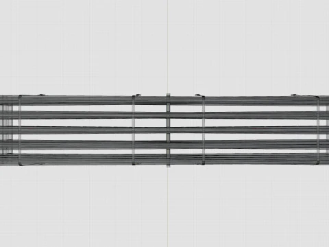 CARGO MODELS FOR TRUCK TRAILER-Polygon Pole Type-1 3D Model