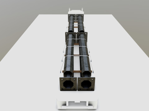 CARGO MODELS FOR TRUCK TRAILER-Polygon Pole Type-2 Model 3D