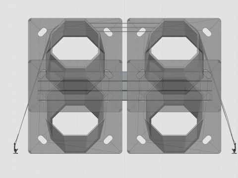 CARGO MODELS FOR TRUCK TRAILER-Polygon Pole Type-2 Model 3D