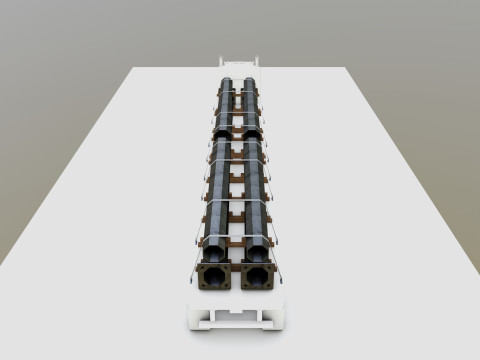 CARGO MODELS FOR TRUCK TRAILER-Polygon Pole Type-2-1 3D Модель