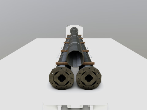 CARGO MODELS FOR TRUCK TRAILER-Polygon Pole Type-3 Modello 3D