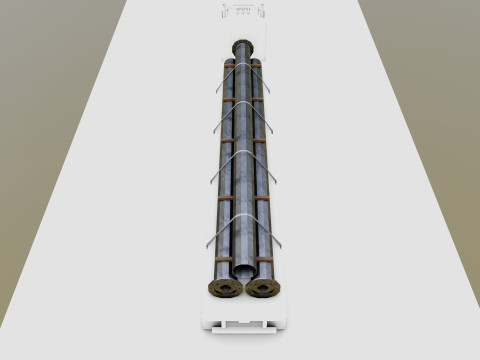 CARGO MODELS FOR TRUCK TRAILER-Polygon Pole Type-3 Modello 3D