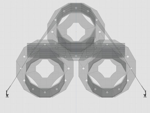 CARGO MODELS FOR TRUCK TRAILER-Polygon Pole Type-3 Modello 3D