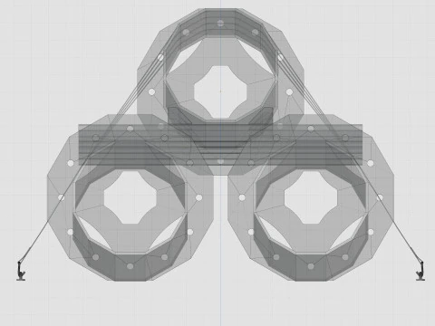 CARGO MODELS FOR TRUCK TRAILER-Polygon Pole Type-3 3D Model