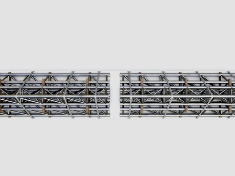 CARGO MODELS FOR TRUCK TRAILER-Roof Modul Type-1 3D-Modell