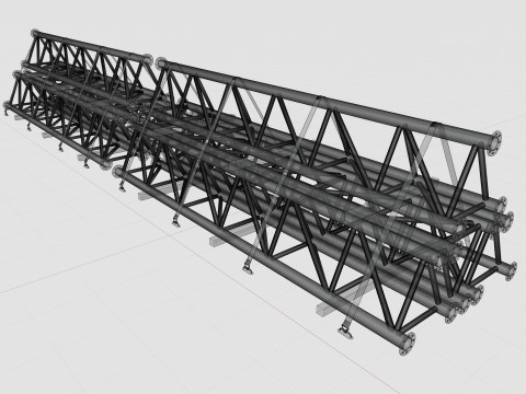 CARGO MODELS FOR TRUCK TRAILER-Roof Modul Type-1 3D-Modell
